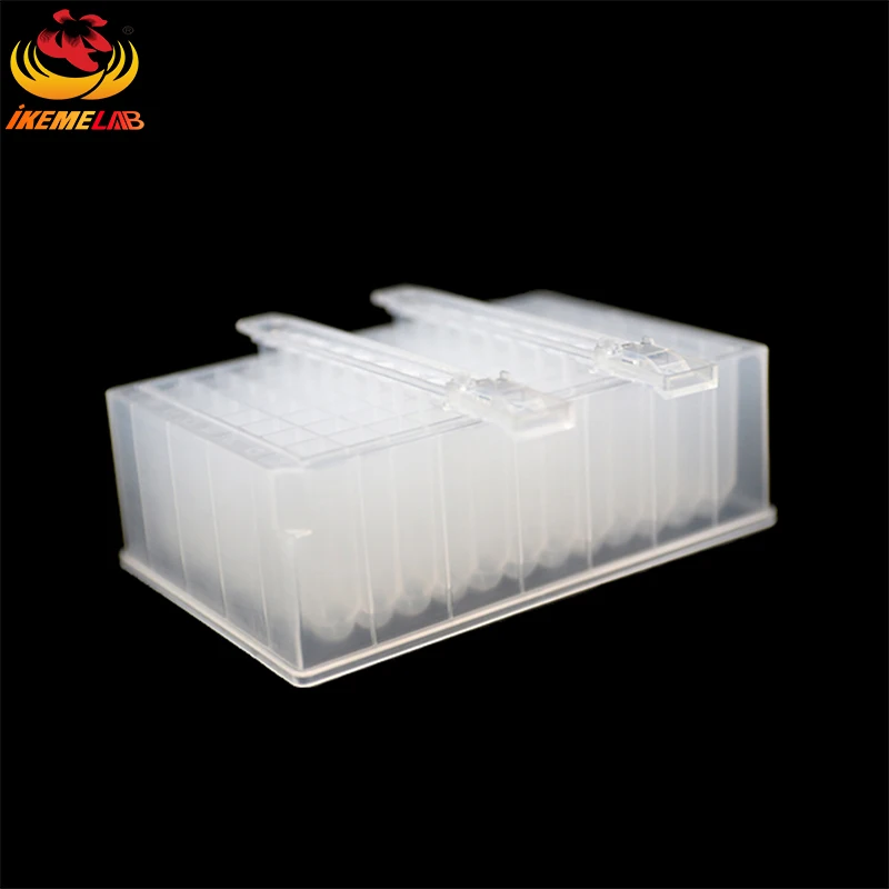 

IKEME 5pcs/lot Round Bottom/Sharp Bottom 96 Deep Well Plate 2.2ml Transparent PP Laboratory Storage Plate for Medical Supplies