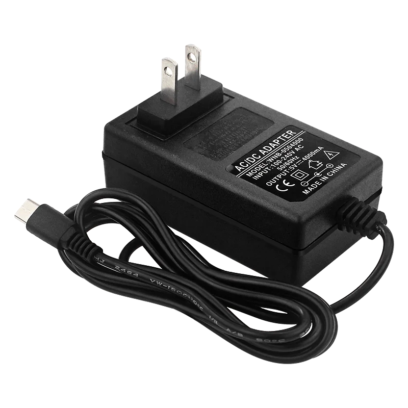 Orange Pi 5 Plus Netzteil 5V 4A Ladegerät 20W USB Typ C Netzteil EU US UK Stecker für OPI 5/5B/4 LTS Raspberry Pi 4B