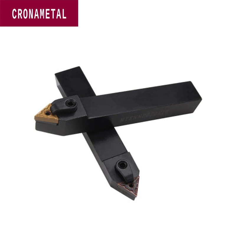 CRONAMETAL 60 ° outil de tour a metaux insert carbure outil de tournage externe CNC porte-outil de tour MTENN2020K16/2525M16