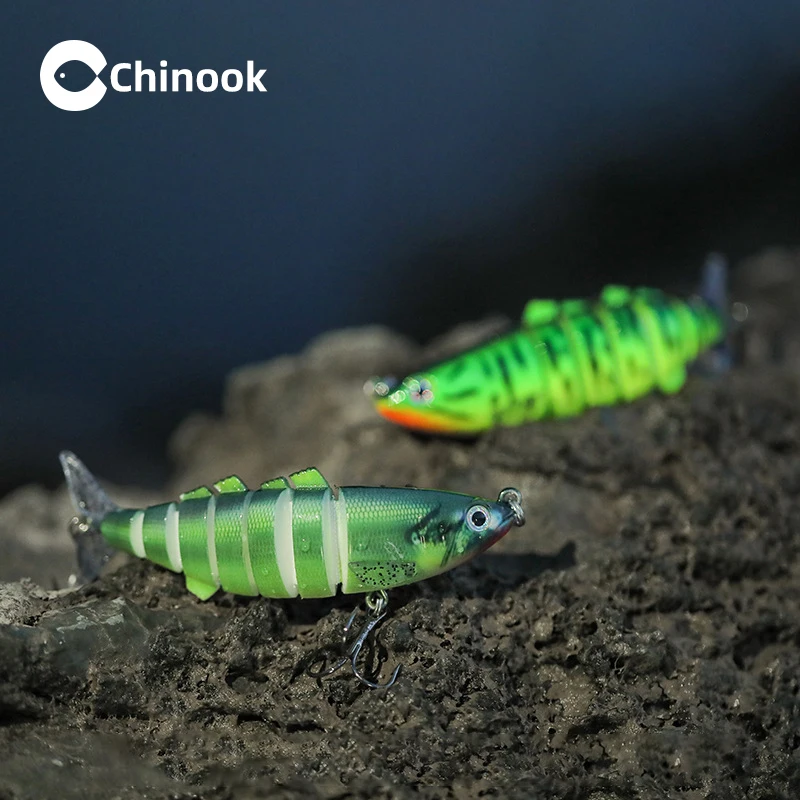 Chinook Sinking Wobblers for Pike 110mm 25g Swimbait Jointed Lures for Fishing Artificial Bait Hard Crankbaits Fishing Lure