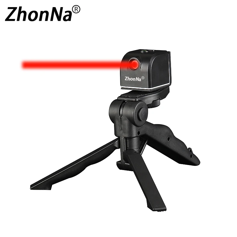 Mini Ferramentas Portáteis de Medição de Nível a Laser Feixe de Luz Vermelha Visão de Posicionamento de Prática de Golfe com Função de Adsorção Magnética