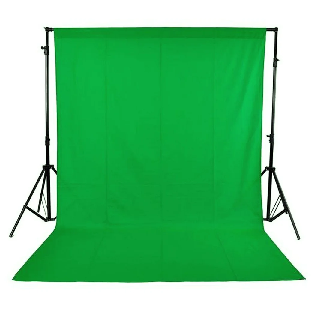 

2*3 / 3*4m Photography Backdrops Green Screen Backdrop Cloth Polyester-Cotton Blended Fabric Background For Photo Studio Video