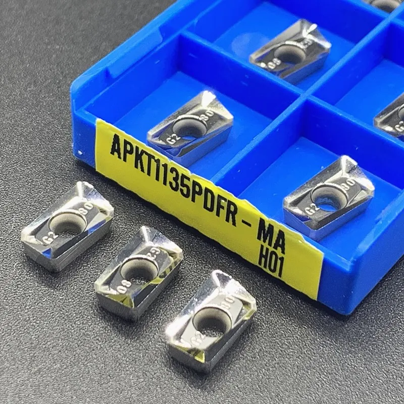 Il carburo di PDER-MA H01 di APKT1135 inserisce lo strumento di tornitura della taglierina del tornio APKT 1135 utensili da taglio della macchina di CNC Carb del tungsteno