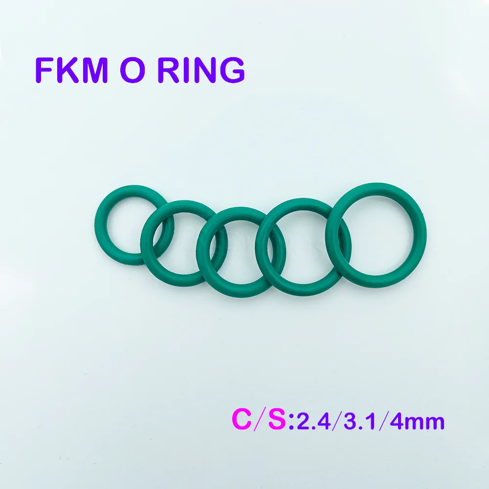 CS 2.4mm 3.1mm 4mm OD 15mm-150mm O-Ring  FKM Sealing ring Repair Skeleton Oil Seal Gasket Mechanical O Ring Seal washer