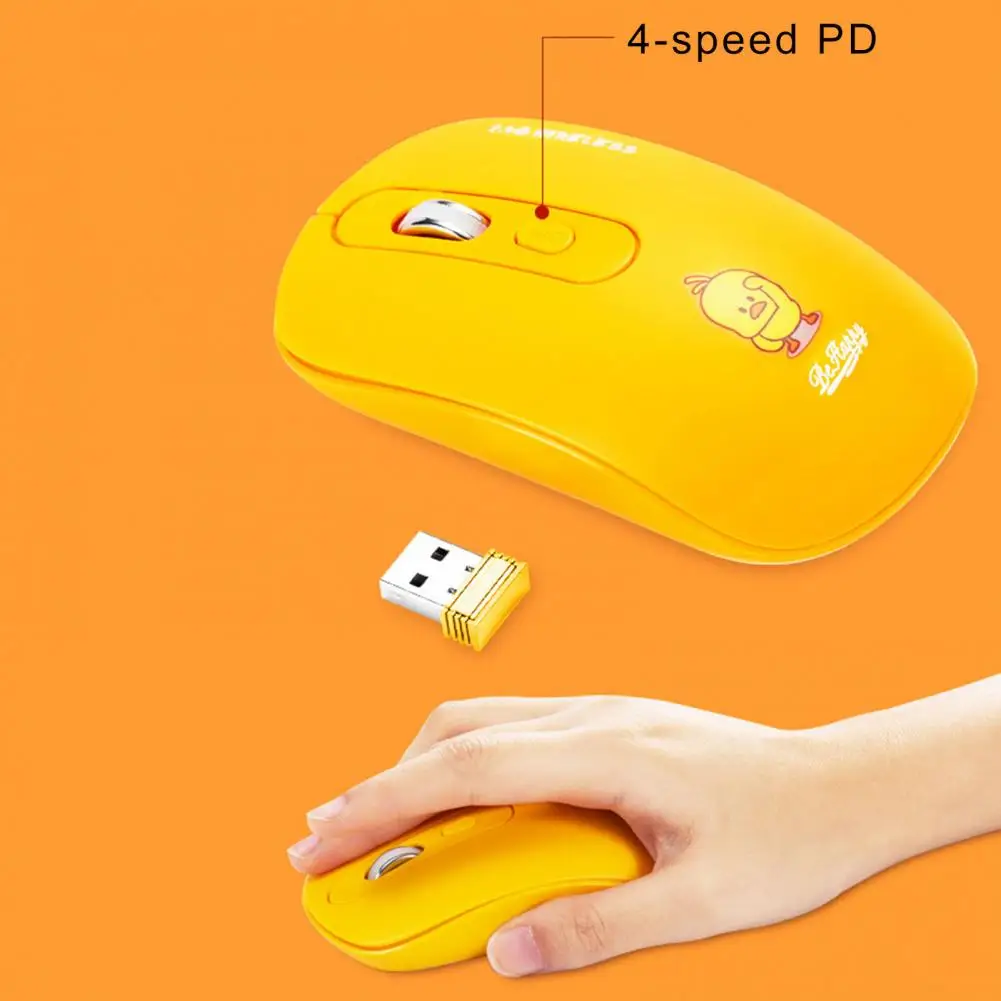 K68 Cartoon Waterproof Portable USB Optical Wireless Keyboard Mouse Kit for Notebook