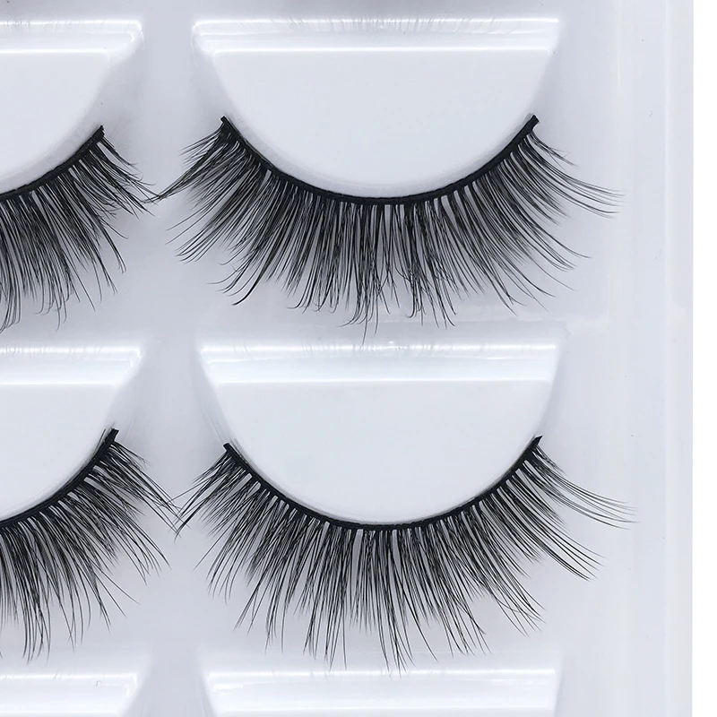 

Flash girl super soft F840 lashes 6 model 5pais 3D mink Eye Lashes FLUFFY false Eyelashes