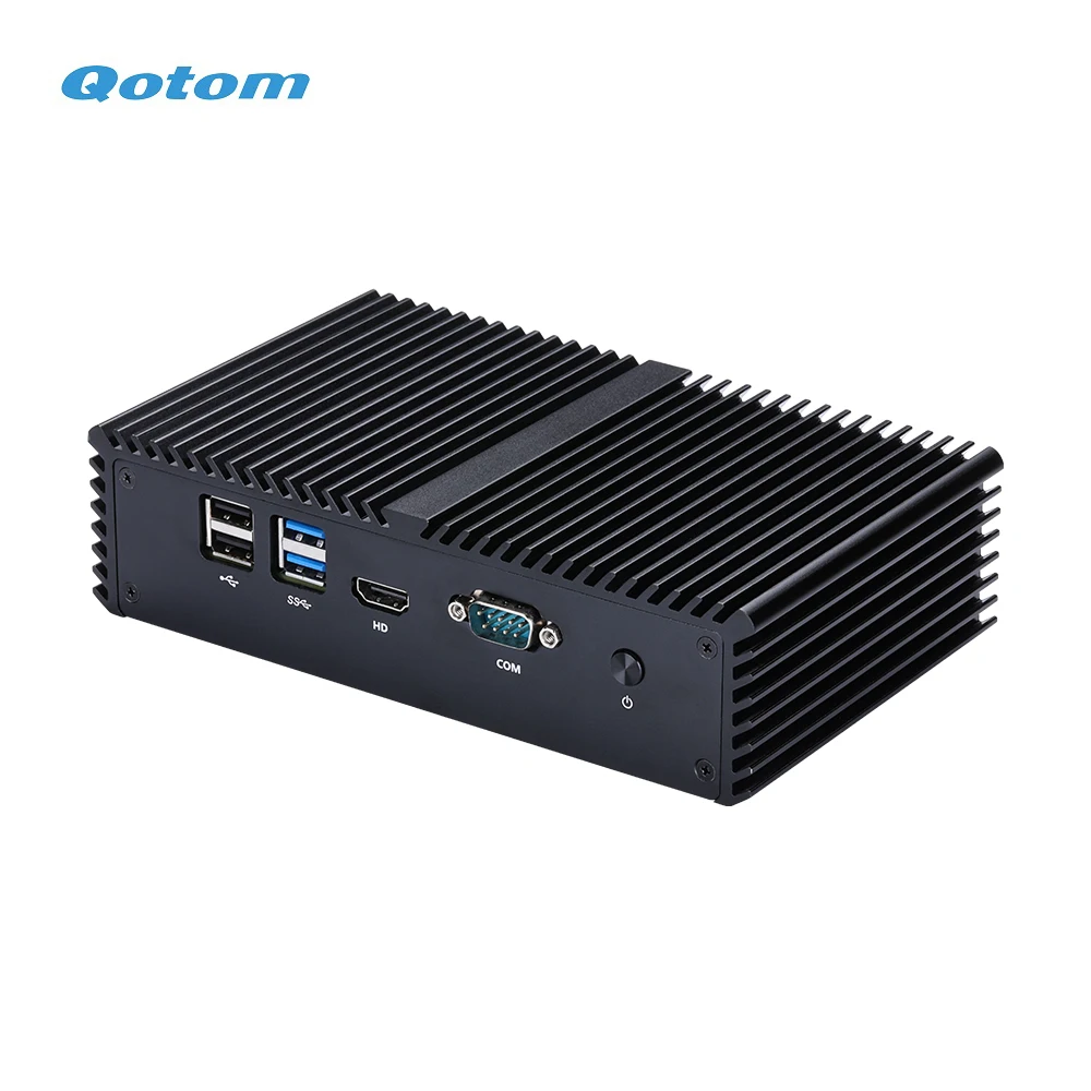 인텔 1G LAN 미니 PC 코어 i3-7100U, DDR4 RAM/ mSATA SSD/ WiFi, Qotom 소프트 라우터 방화벽, 6x