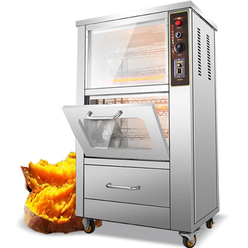 

220V LED electric oven commercial desktop roasted sweet potato roasted corn potato electric oven machine