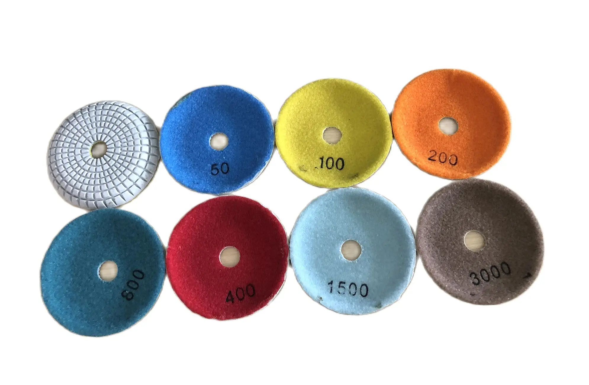 100mm Diamond Wet Grinding Pad Marble Stone Tile Quartz Soft Polishing Pad Angle Grinder Arc Bowl Grinding Polishing Plate