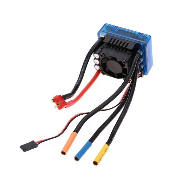 RC 3670 2150KV 1900KV 2650KV 4 poles Sensorless Brushless Motor with 80A ESC& LED Programming Card Combo for 1/8 RC Car Truck