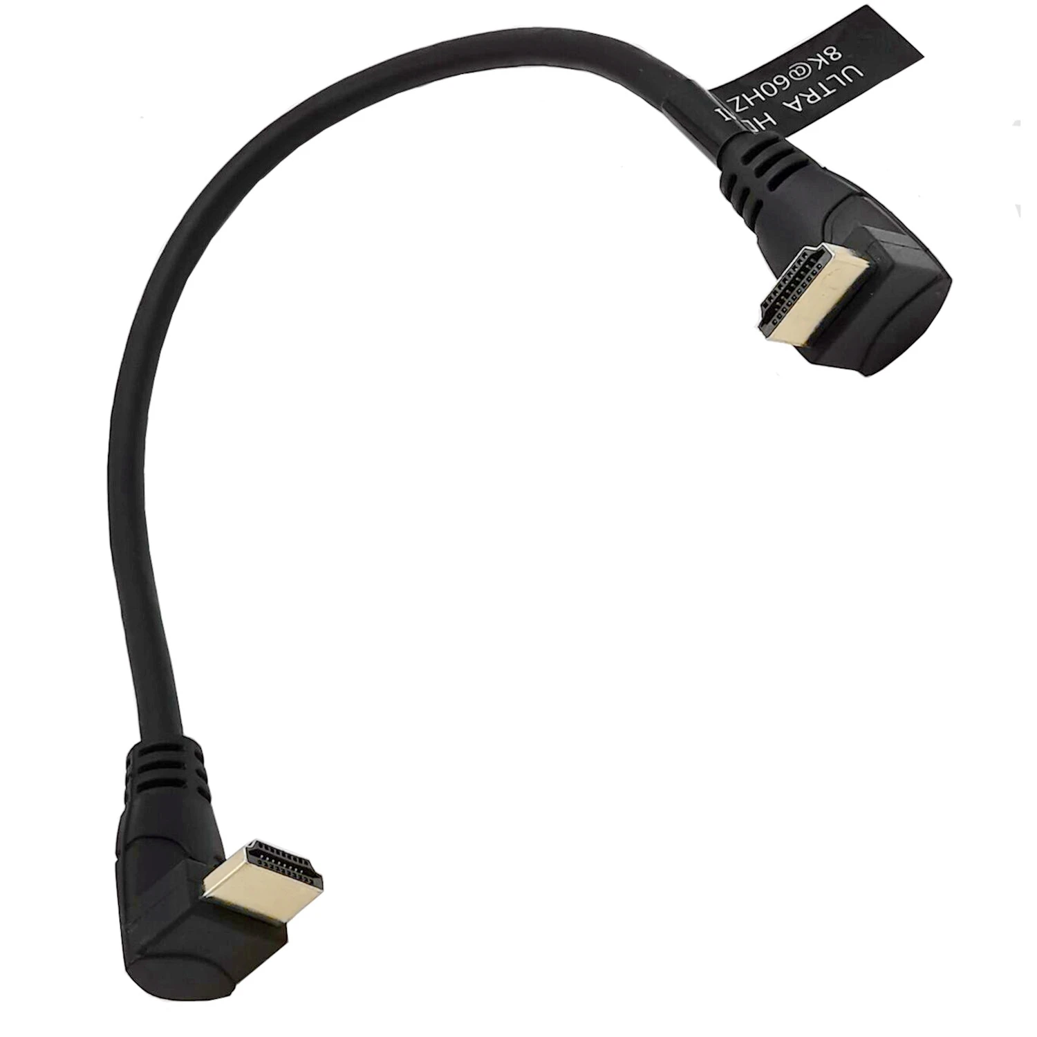 8K hdmi-kompatybilny kabel 2.1 w górę i w dół kabel kątowy 90 stopni 8K @ 60HZ do telewizora projektor do komputera PS3 PS4 Laptop 0.3M 0.6M 1.8M