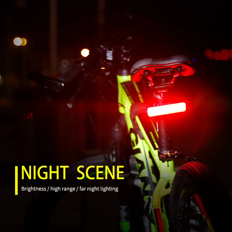 Rear Light, Ultra Bright USB Rechargeable High Intensity LED Tail Light Accessories for Cycling Mountain Bike