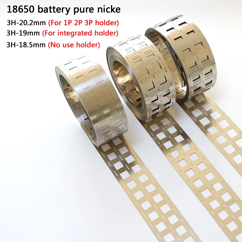 

1 meter pure nickel tab 18650 li-ion battery nickel strip, battery Ni belt, EV batteries busbar nickel tape