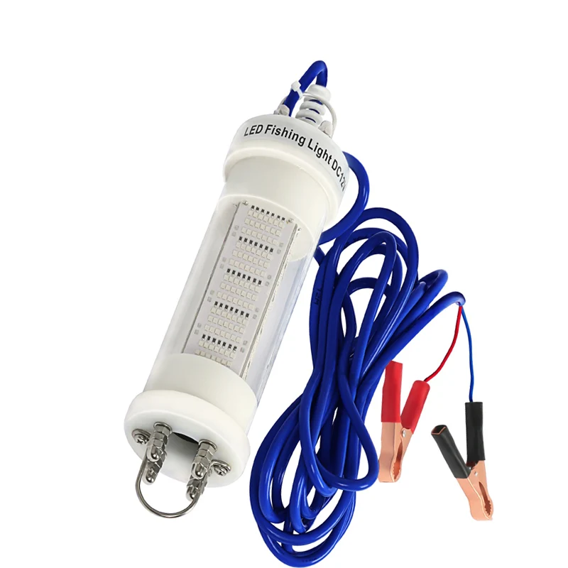 140W 12V LED Underwater Fishing Light IP68 Waterproof Submersible Fish Finder Lamp Night Boat Fishing Bait Light