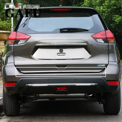 For Nissan X-Trail XTrail ROGUE T32 2020 2017 2016 2014 Sticker Stainless Steel back door Tailgate trim 1pcs Car Accessories