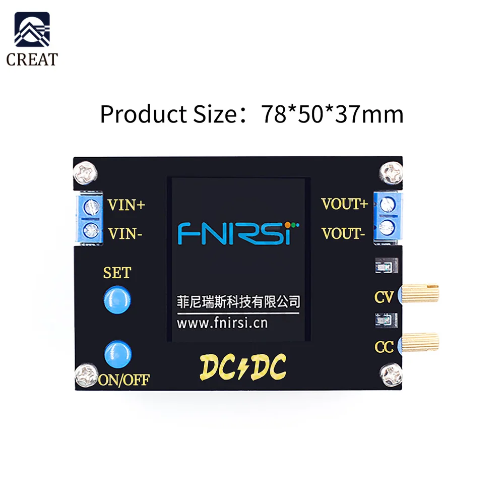 DC DC Automatic Boost/Buck Converter CC CV Power Module 0.5-30V 3A 35W/4A 50W Adjustable Regulated Power Supply Voltmeter