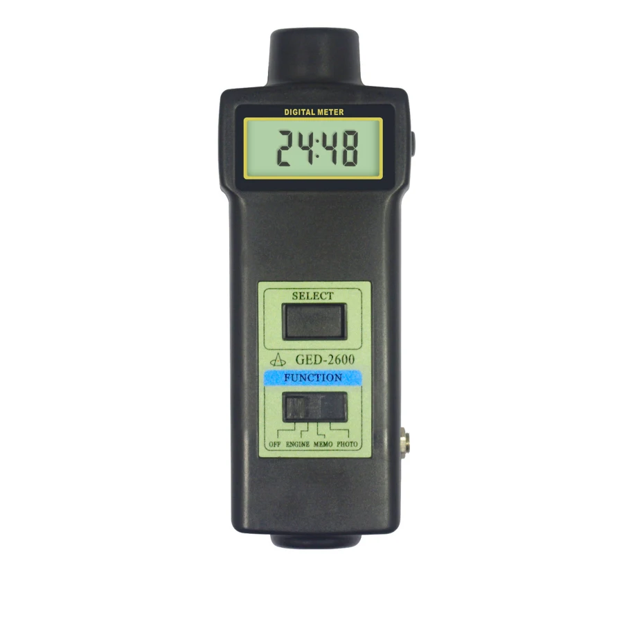 LANDTEK GED-2600 Professional Precision Engine Tachometer Used For Measure Rotative Velocity, Surface speed, Steamer.