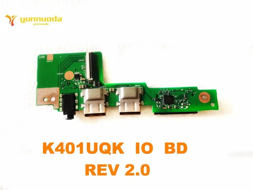 Original For ASUS K401UQK   USB Board Audio board K401UQK  IO  BD  REV 2.0  tested good free shipping