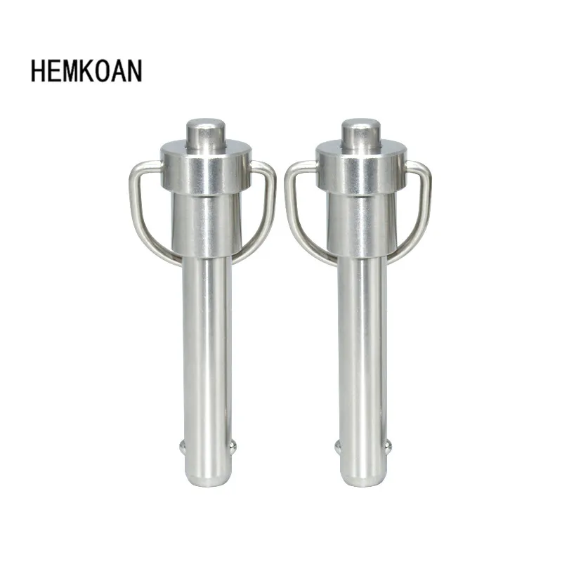 

1pcs tainless steel ball head lock pin button quick release steel ball positioning pin, pull ring line array audio quick lock