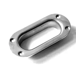 Boat 316 Stainless Steel Oval Hawse Cable Guide Pipe Mooring Anchor Rope Line Fairlead Marine Accessories