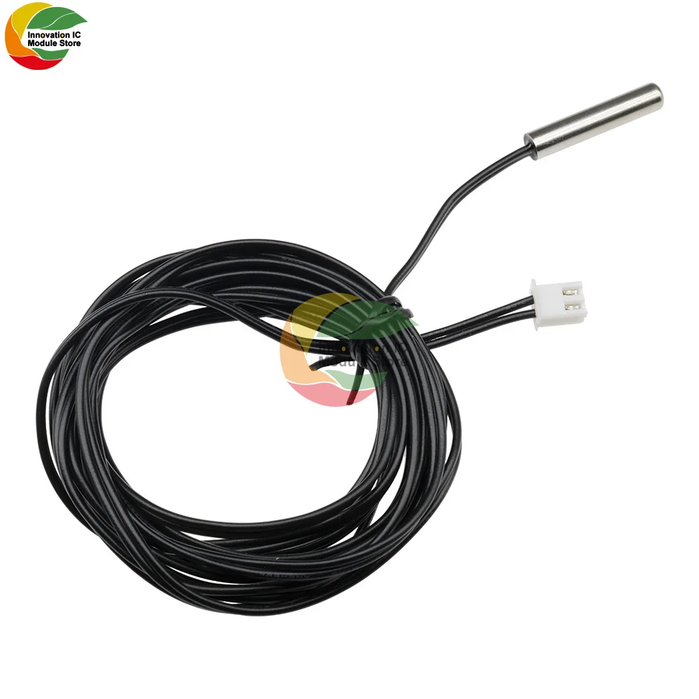 NTC Thermistor Temperature Sensor Waterproof Probe Cable 10K 1% 3950 Sensor Cable Probe for Arduino W1209 W1401 Cable Probe