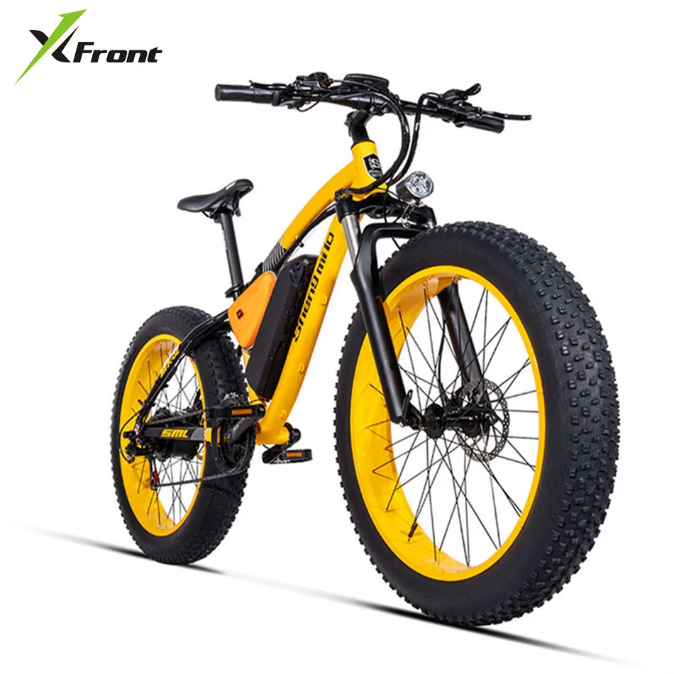 NEW X-Front Electric bike BAFANG 500W 48V17AH Motor Hydraulic Brake 26*4.0 Fat Tire Beach Ebike Snow Mountain Bicicleta Eletrica