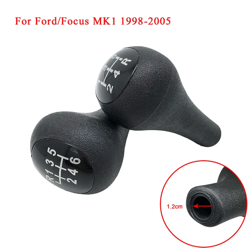 5 / 6 Speed Manual Gear Shift Knob Head Lever Stick Handle Pen Handball For Ford Focus MK1 1998-2005 Car Styling Accessories