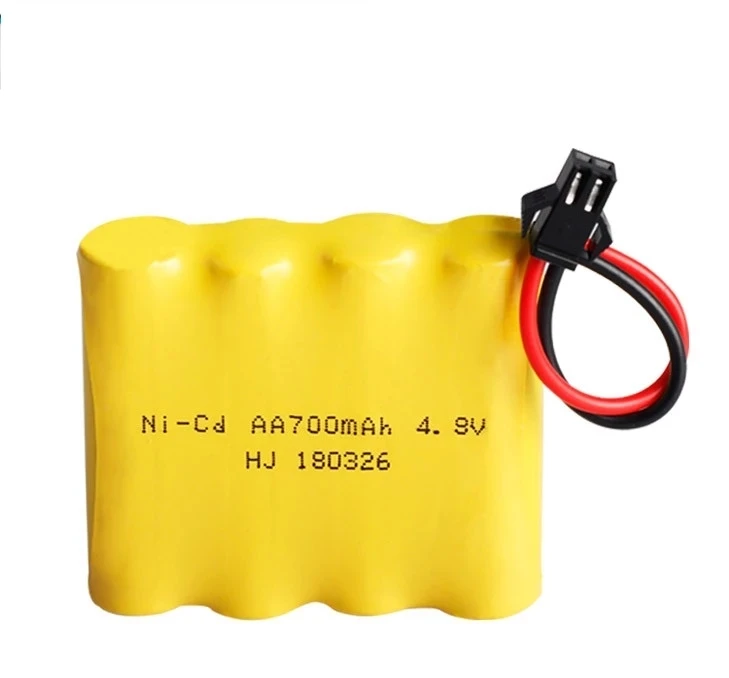 Bateria de brinquedo de alta capacidade, 4.8 v, 700mah, atualização, brinquedos elétricos, carro remoto, navio, robô recarregável