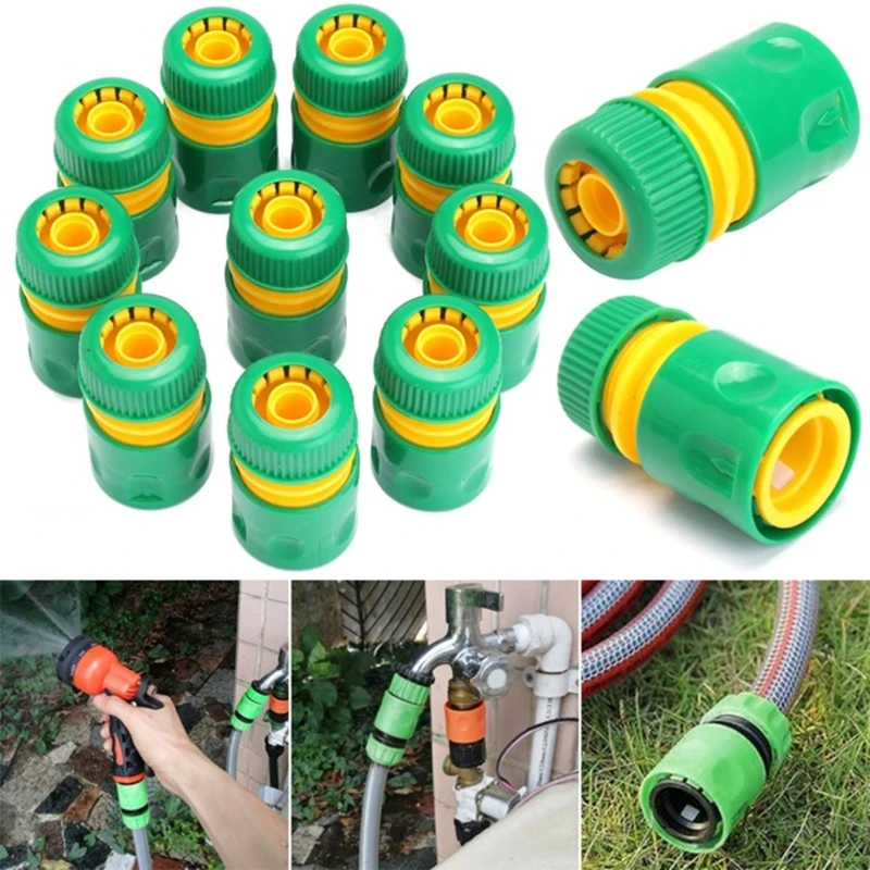 

1pc Water Pipe Connector Garden Watering Hose 1/2” End Hose Coupling Joint Adapter For Hose Pipe Tube Watering Accessories