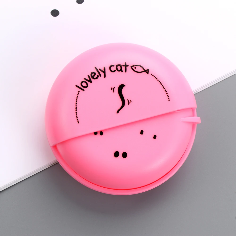 1Pc Protective Headphone Cable Box Round Headphone Storage Box Rotating Cover Earphone Container Multi-function Home Accessorie