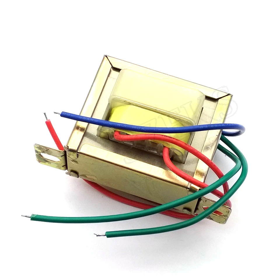 20W EI Ferrite Core Đầu Vào 220V 50Hz Dọc Núi Điện Biến Điện Điện Áp Ra Doubel 12V