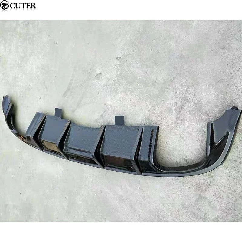 A5 B9 Carbon Fiber Rear Bumper Diffuser for Audi A5 Sportback Standard 2016 view 3