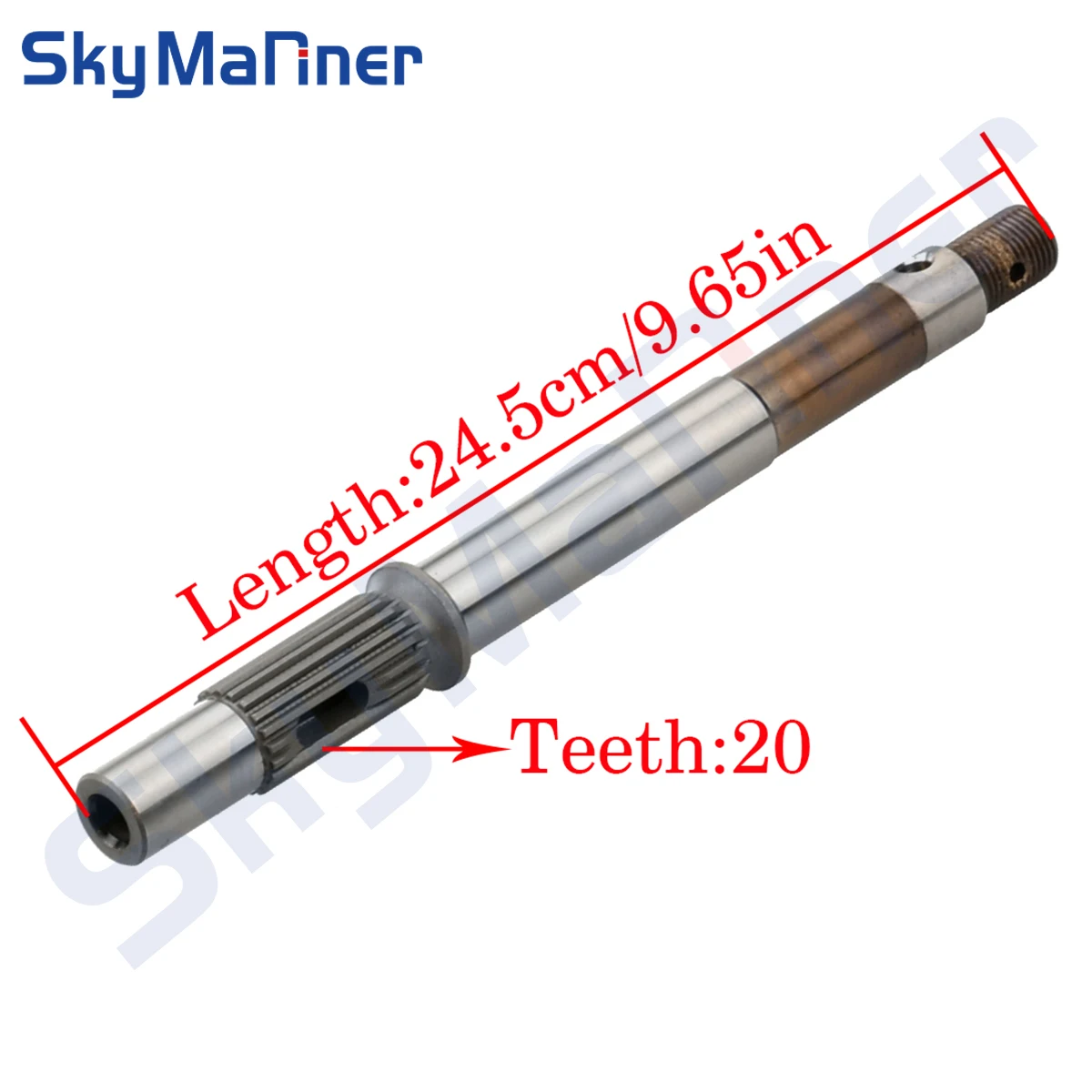 

6F5-45611 New Propeller Shaft For Yamaha 2 Stroke 40 HP MU-1 Replacement Parts For Outboard Engine 6F6-45611-00 Boat Motor