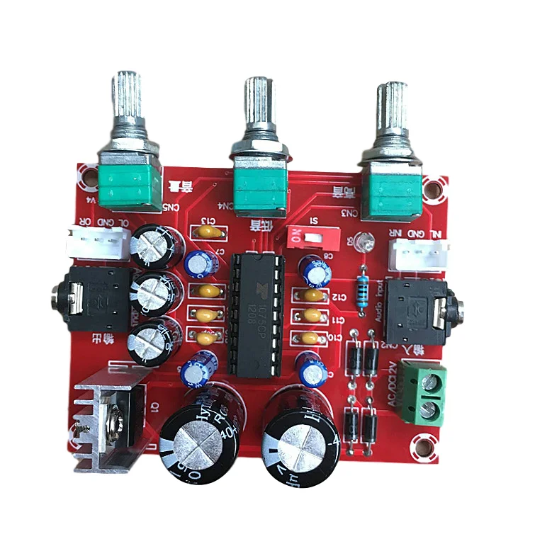 Placa de tono preamplificador BBE XR1075, ecualizador de ajuste de graves agudos de Audio, preamplificador de Control de tono, preamplificador