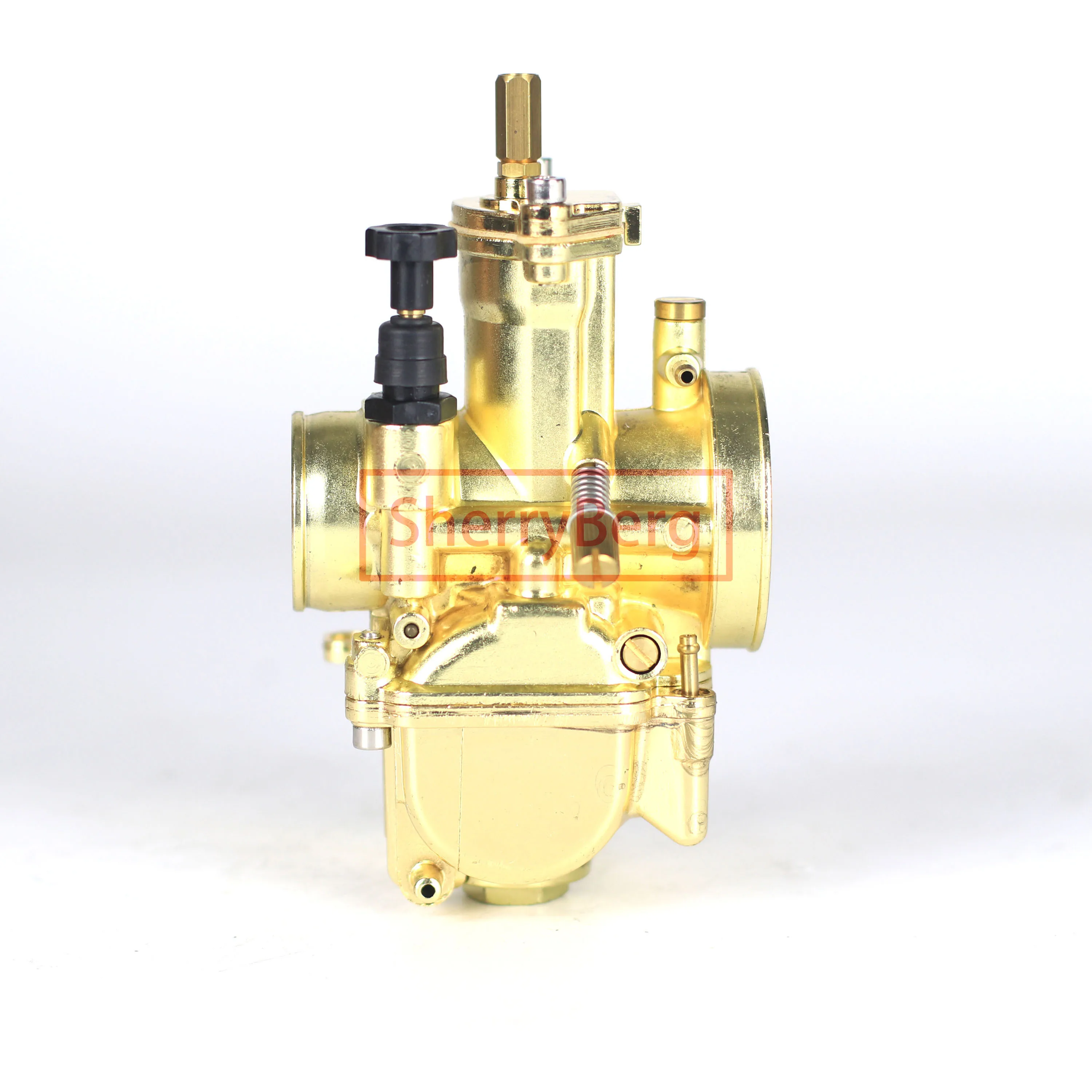 SherryBerg Carburettor Golden Color 28mm PWK Carburetor 2T ATV Quads Dinli AEON Apex Polaris Carb 28PWK Replace Keihin for Honda