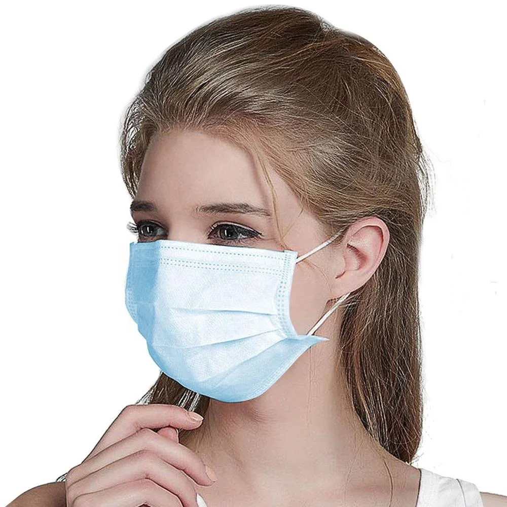 10/20/50/100Pcs 50pcs/1pcs Face Covers Disposable 3-layer Non-woven Dust-proof Protection Breathable Filter PM001