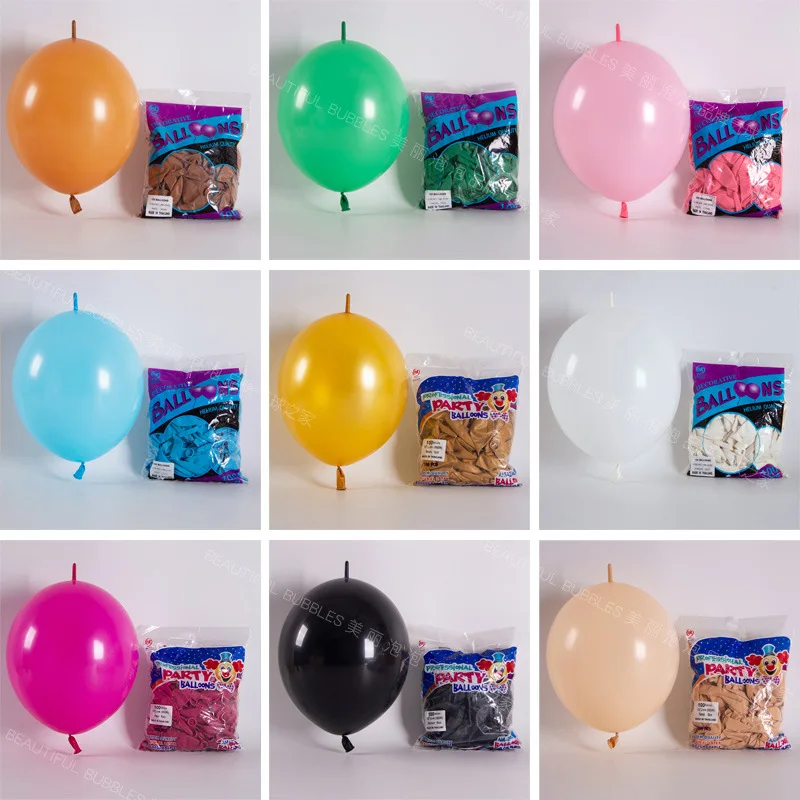 كبير 12 بوصة ذيل بالون الذكرى الزفاف عيد ميلاد لوازم الديكور بار KTV الفتيان والفتيات 10 قطعة #3