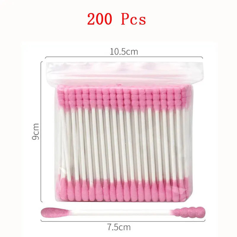 100pcs Pack Double Head Cotton Swab Women Makeup Cotton Buds Tip Sticks Nose Ears Cleaning Health Care Tools