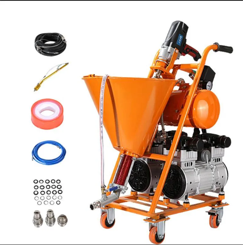 

Putty High Pressure Spraying Machine Grouting Machine Grouter Cement waterproof Mending leakage Paint plaster putty sprayer