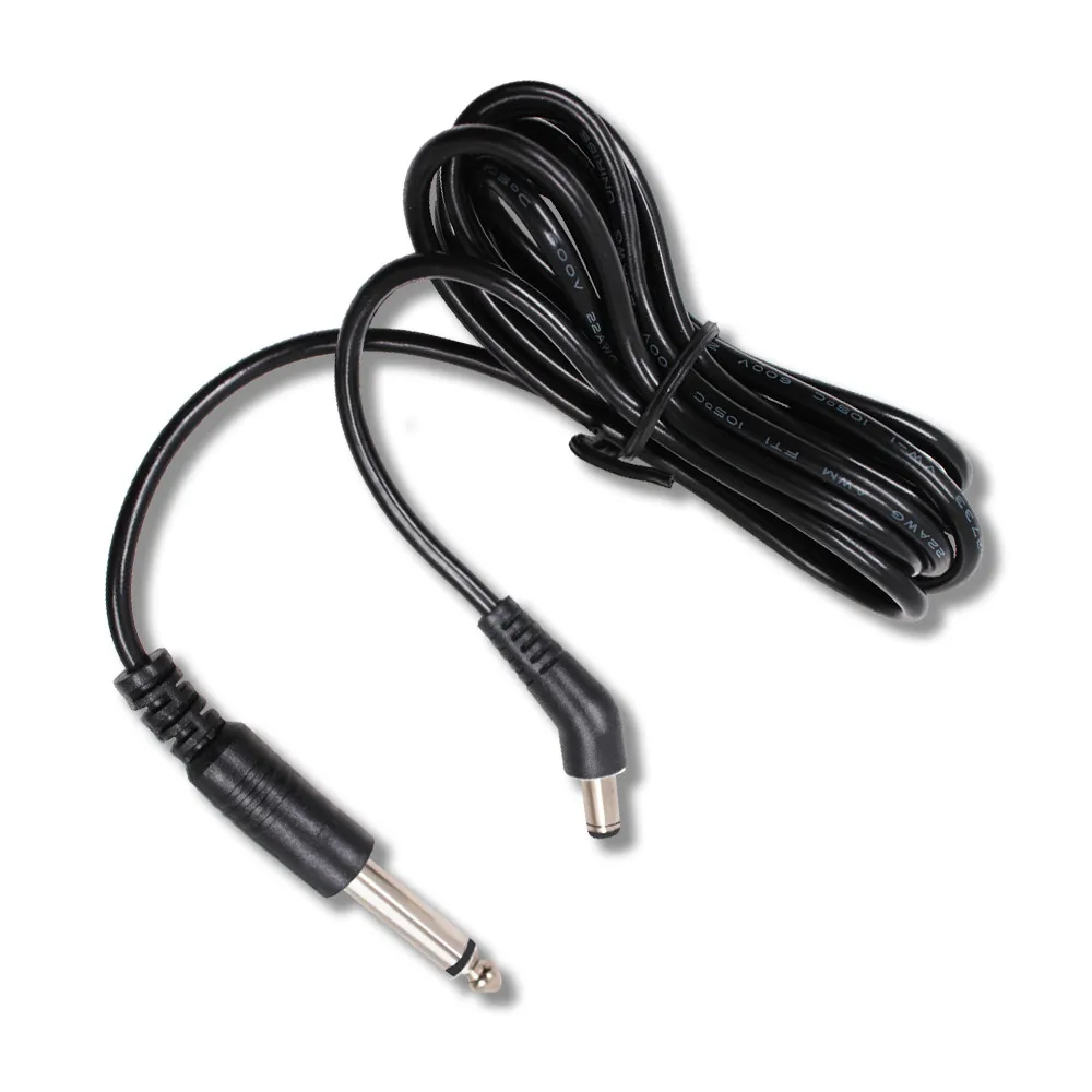 Tattoo Cord Hook Line Power Cable DC-6.35mm Connection DC For Tattoo Machine/Gun Supply Accessory