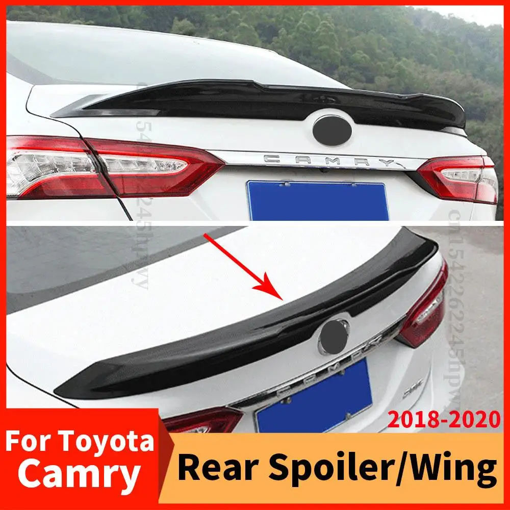 

Boot Lip Tail Roof Rear Spoiler Wing Exterior Part Tuning Accessories Trim Racing Sport For Toyota Camry 2018 2019 2020