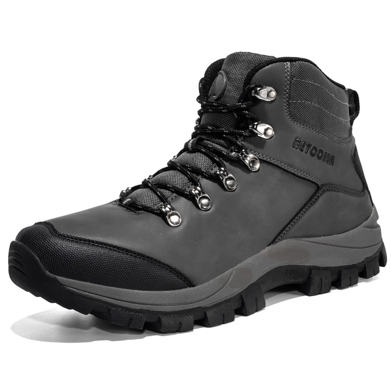 

Outdoor Waterproof Hiking Boots Men Winter Shoes Walking Climbing Shoes Mountain Sport Boots Hunting Mens Sneakers Plus Size 46
