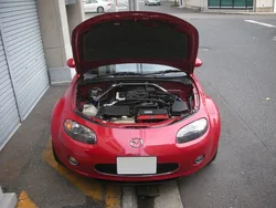 Capô dianteiro para mazda roadster nc 2005 a 2015., suporte de amortecedor de mola de fibra de carbono para absorção de gás.