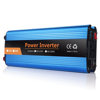 Modified Sine Wave  12V/24V 220V 1000w 2400w Voltage transformer Solar inverters DC12V to AC 220V Converter LED Display