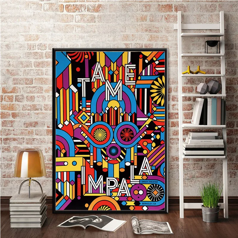 Canvas Oil Painting New Tame Impala Psychedelic Rock Music Band Album Poster Prints Art Wall Pictures For Living Room Home Decor
