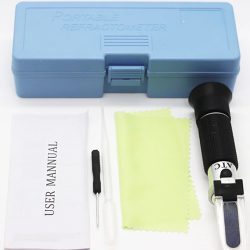 Handheld 32/80/92 Brix Meter Refractometer Optical Sugar Content Tester Fruit Beverage Refractometer