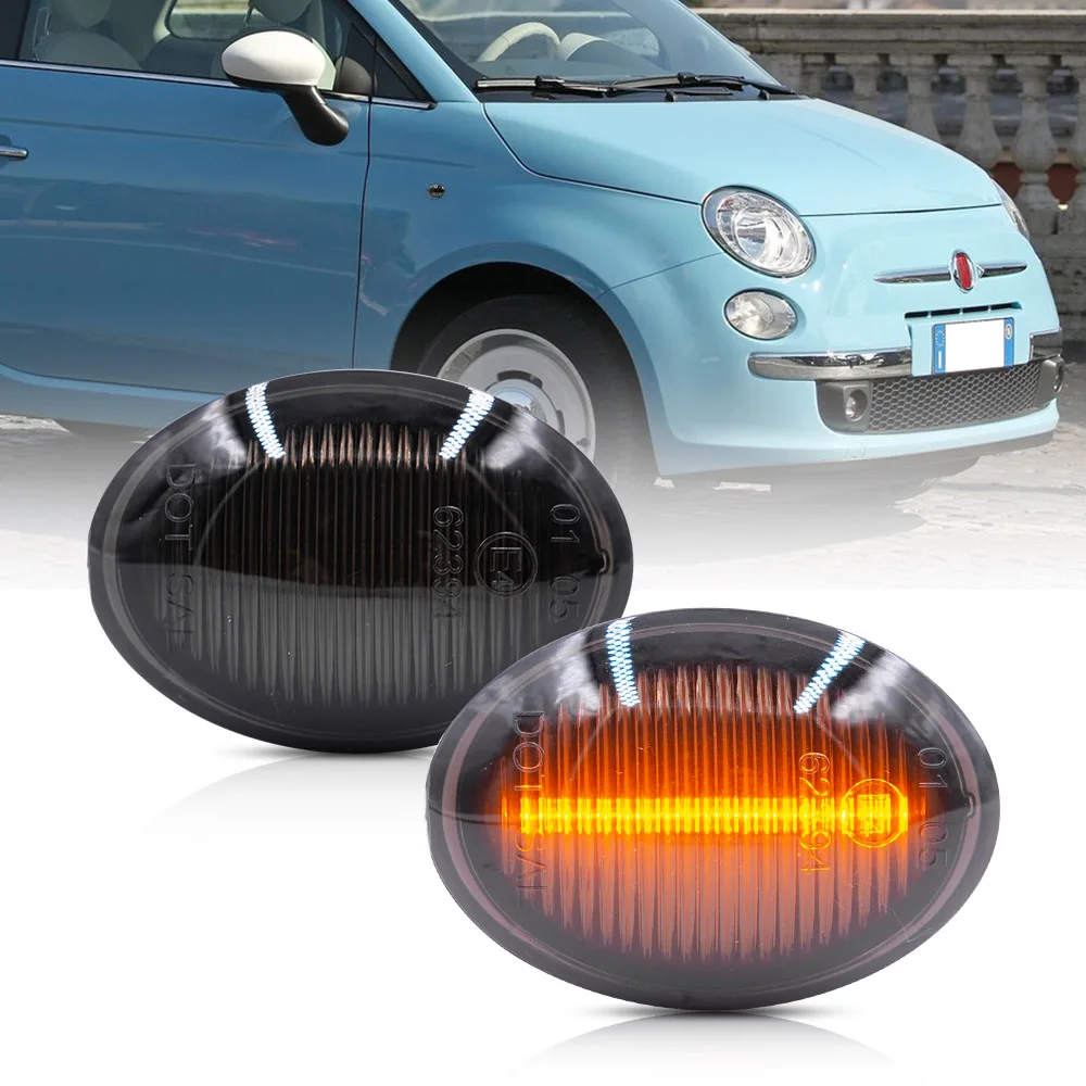 

Led Fender side marker light indicator Light Kit For Fiat 500 500L 500C Abarth Maserati Quattroporte Gran turismo Cabrio Ford KA