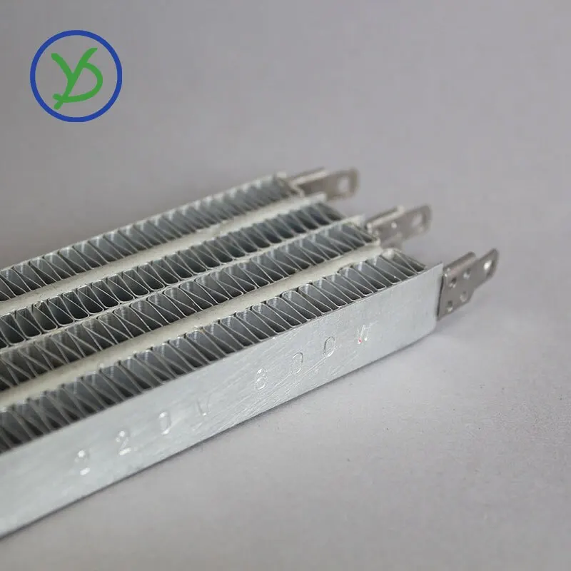 220V 800W Ptc Ceramic Air Heater Conductive Ptc Heating Element Electric Air Heater Parts With Corrugated Strips 96B2 118*44*16m