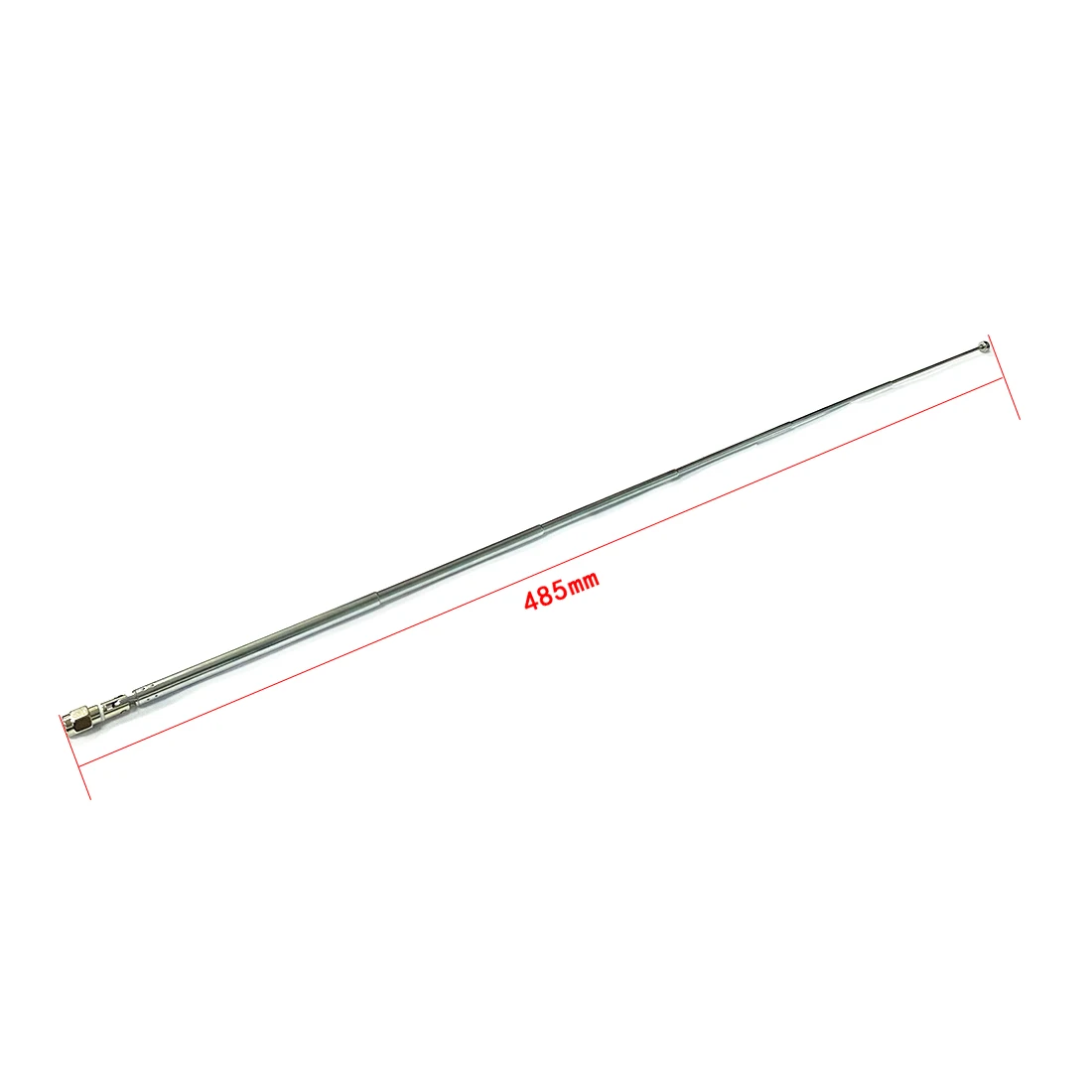10PC Replacement 132mm 6 Sections Telescopic Antenna SMA male for Radio TV DIY NEW wholesale price