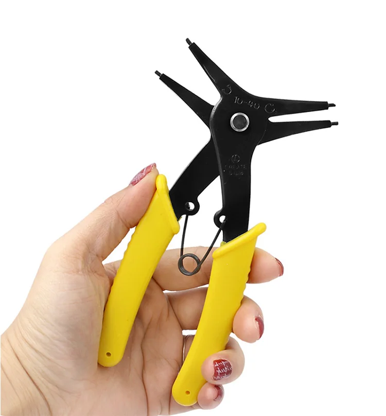 2 in 1 Snap Ring Zange 4 Way Typ Sicherungsringzange Multifunktionale Hand Werkzeug – Detail 4